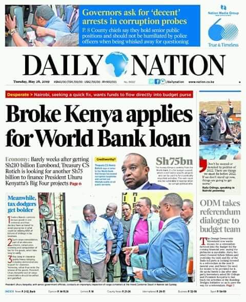 Broke Kenya going for 'fuliza' from world bank.
#AdelleAndShaffieOnKISS 
#TuesdayThoughts