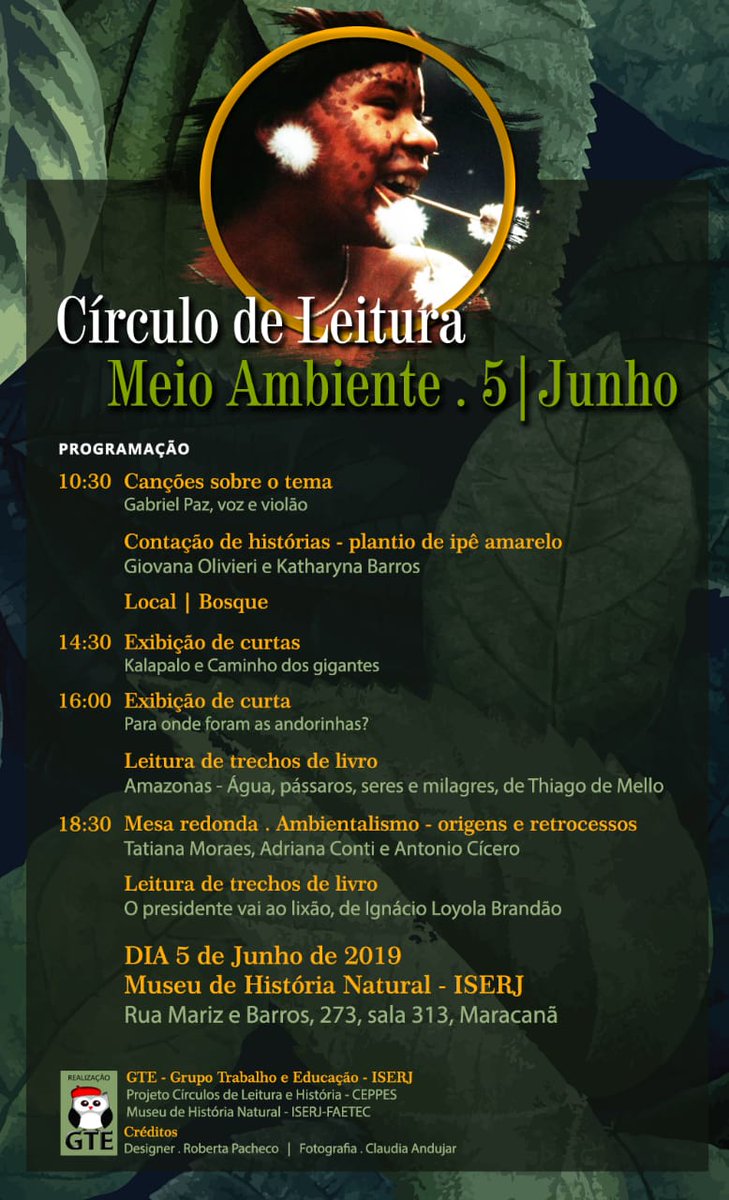 Kyomutilator's tweet image. Dia 5 de junho no Instituto de educação do Rio de Janeiro. 
#iserj #institutodeeducacao #ceppes #GTE