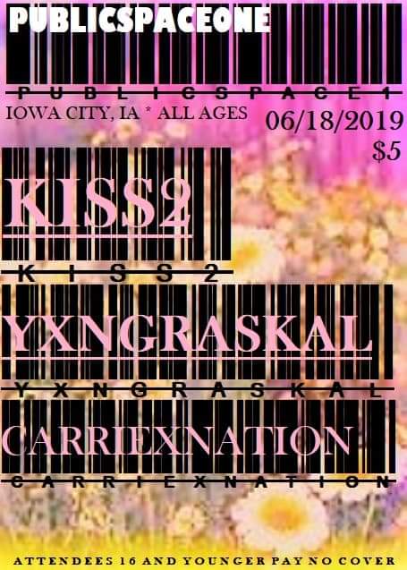 Iowa City next month at Public Space One