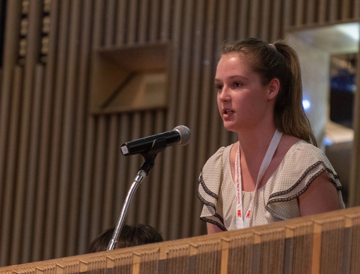 Science_Academy's tweet photo. Fantastic to see questions from the Science Extension students attending #ShineDome19 thanks to the support of @3M #LifeWith3M #WonderWithUs https://t.co/3qJhEF9uir