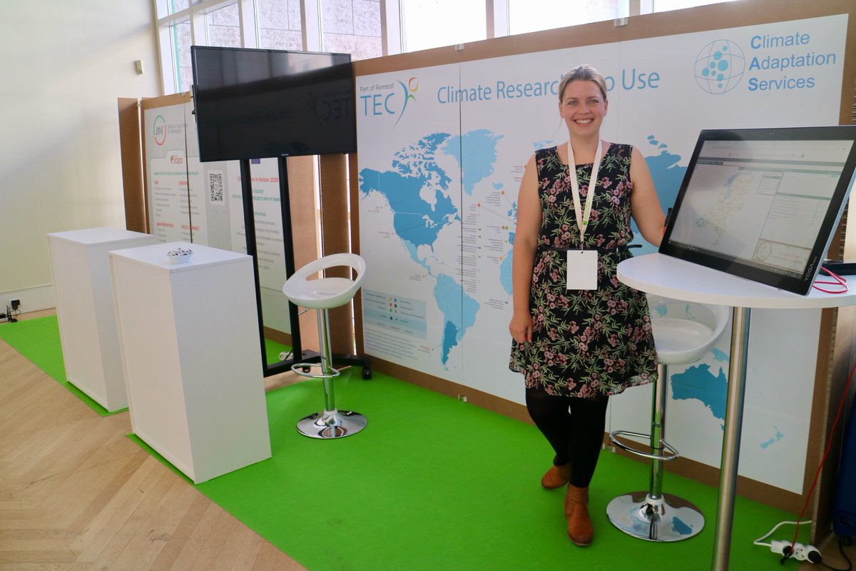 The European Climate Change Adaptation Conference @ECCA2019 in Lisbon has begun! You can find CAS at the exhibitors area together with @Tec_Conseil. You are very welcome to step by for a chat! #ECCA2019