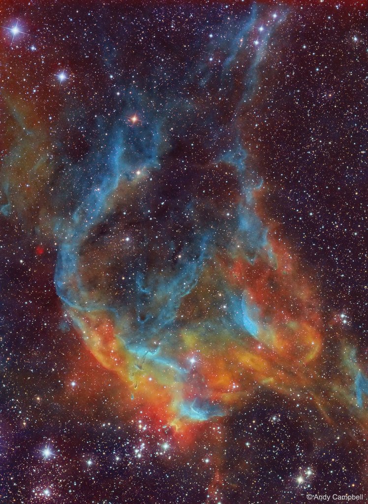 Stars, Dust, and Gas near NGC 3572 via NASA go.nasa.gov/2YOTn6p
