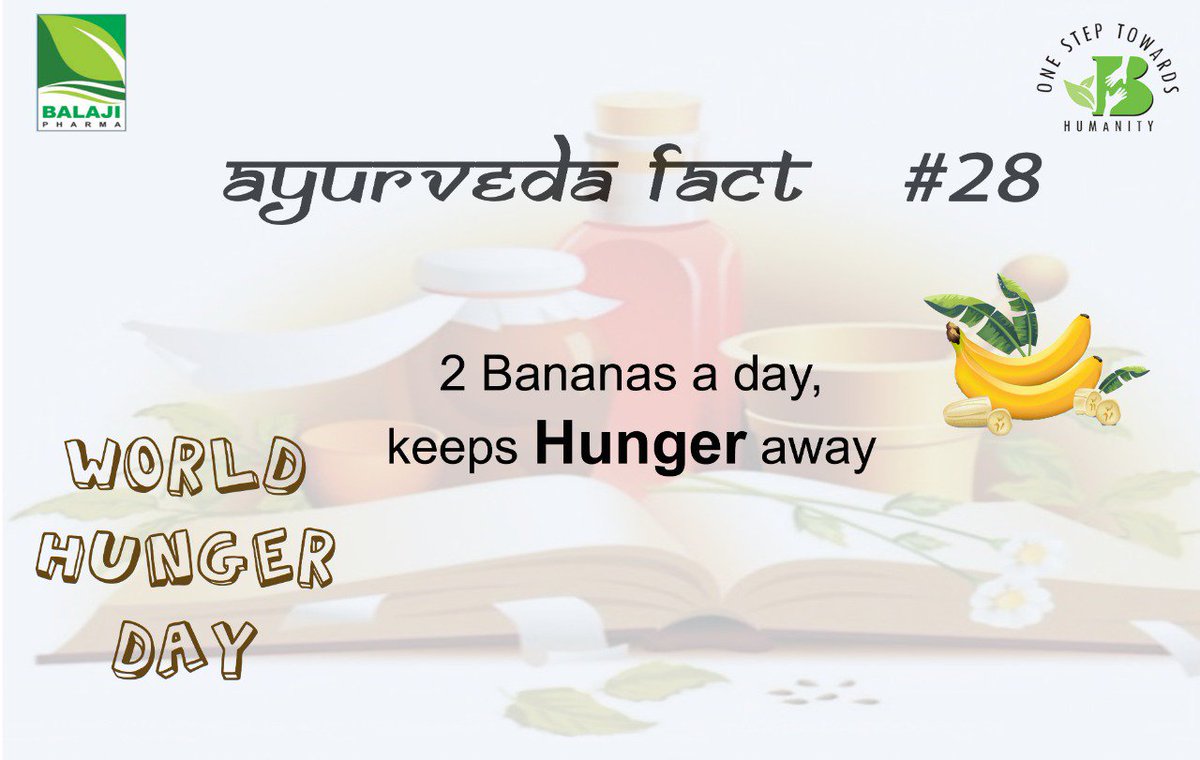 pharma_balaji's tweet photo. HELP the NEEDY! 😇
#ayurveda #naturalcare #nature #healthy #health #banana #energy #food #fact #hunger #nohunger #summertime #helpneedypeople #worldhungerday #takecaretuesday #humanist #beinghuman https://t.co/AfZ7BcnXik