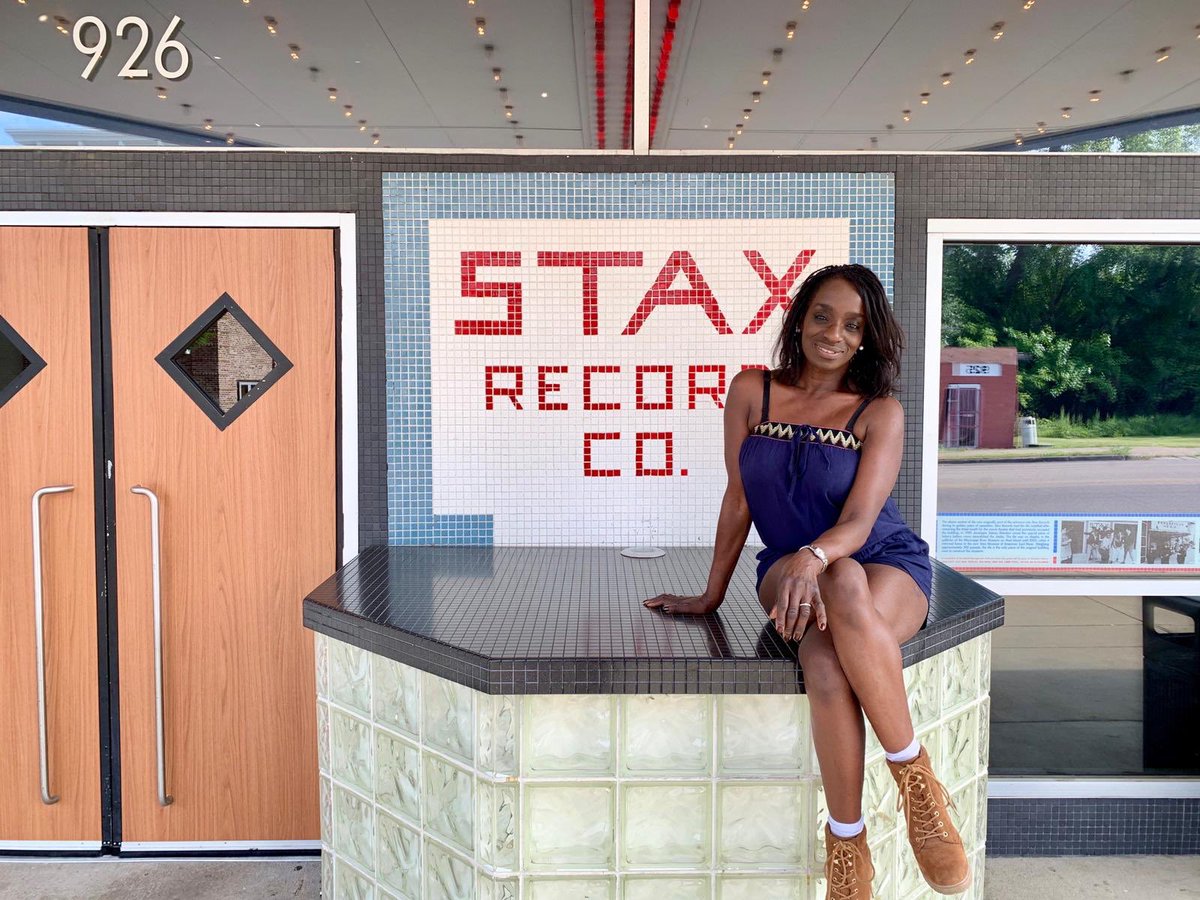 A quick moment outside Stax...Memphis.