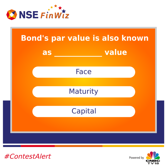 NSEFinWiz's tweet photo. #ContestAlert. Give the correct answer and stand a chance to win Amazon gift vouchers.

Follow these steps,
1. Follow us
2. Retweet
3. Write your answers in the comments section.
4. Tag your friends
@NSEIndia #contestalertindia #contests #contestindia https://t.co/1SGEimUn4r