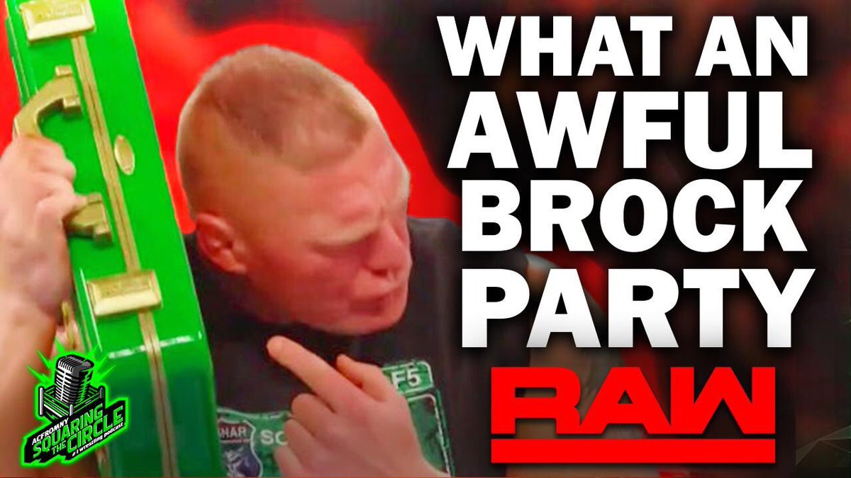 ACFromNy's tweet photo. WWE Raw 5/27/19 Full Show Review & Results: What An Awful Brock Party. https://t.co/YYAa4WYys9 via @YouTube #Acfromny #Squaringthecircle #WrestlingCommunity #WrestlingForEveryone #AEWDoN #brockparty #RAW #RAWKansasCity #Brocklesnar #MITB #Mondaynightraw #Awfulraw https://t.co/Pl1TFk8dqt