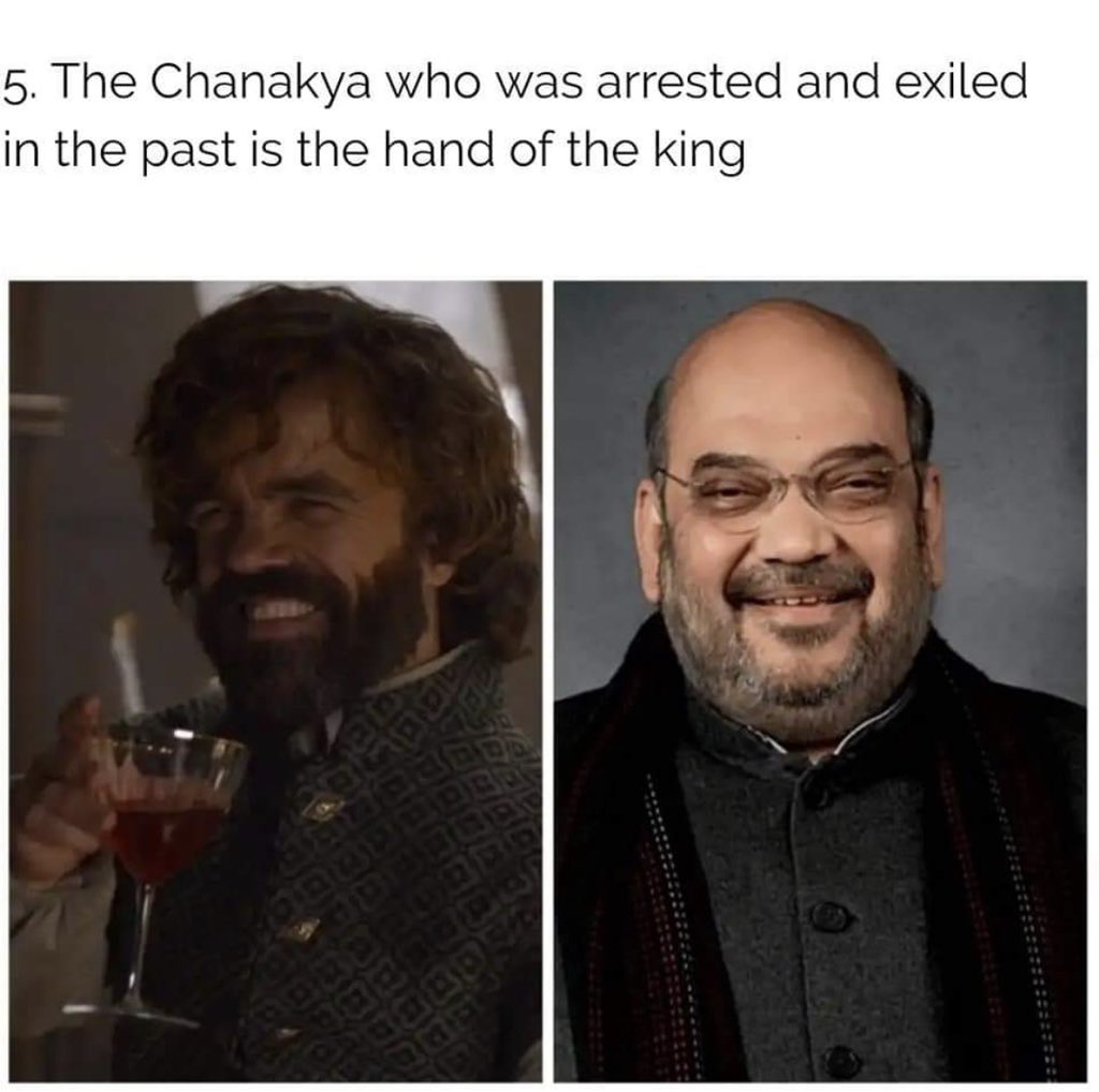 butter_chikn's tweet photo. #ModiAaGya #GameOfThrones https://t.co/aFMOTQd1IE