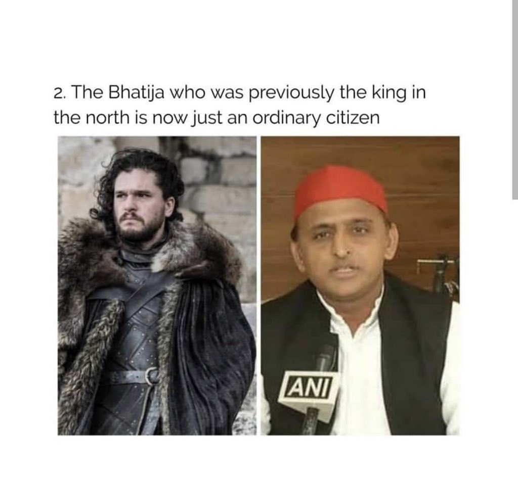 butter_chikn's tweet photo. #ModiAaGya #GameOfThrones https://t.co/aFMOTQd1IE