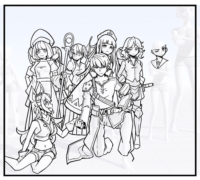 Lineart day on https://t.co/kxhczocOCL 