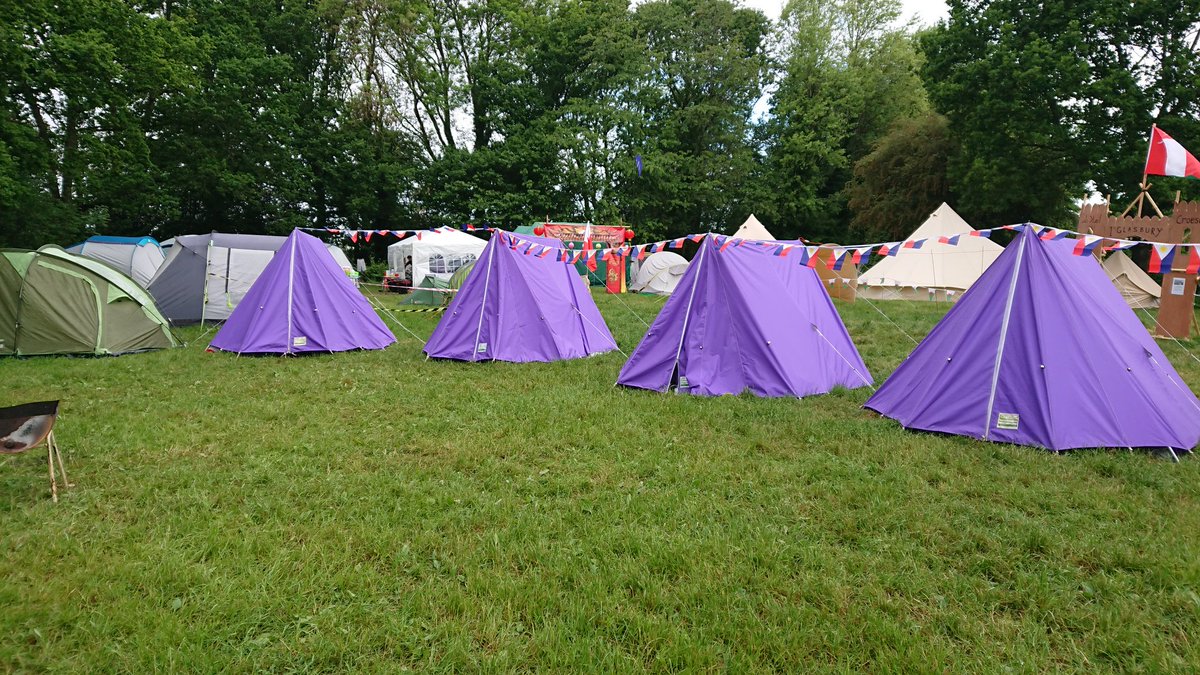 1stMaidenhead's tweet photo. Morning from @cubjamuk @19thMaidenhead #cubjam2019 Nearly time for breakfast and then It's A Knockout! https://t.co/O6oWVNzD6A