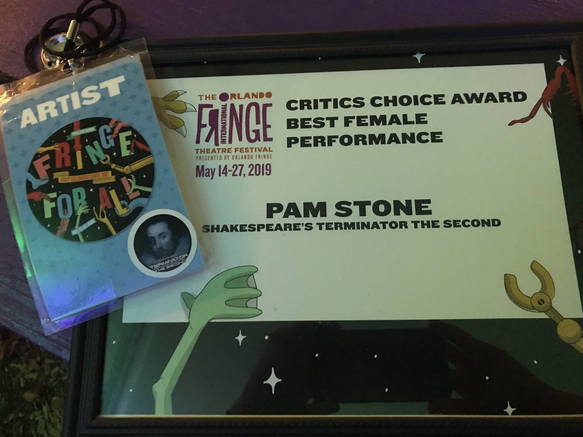 RedPamda137's tweet photo. I won a thing! #comewithusifyouwanttofringe #connorsquad #terminator #shakespeare #ofringe28 #orlandofringe
Next stop...Atlanta! #atlfringe2019 https://t.co/XHh6H5Iohr