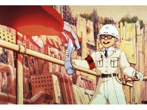 迷宮物語　走る男　川尻義昭　B2ポスター　東京国際ファンタスティック映画祭'87 迷宮物語 走る男 川尻義昭 B2ポスター 東京国際ファンタスティック映画