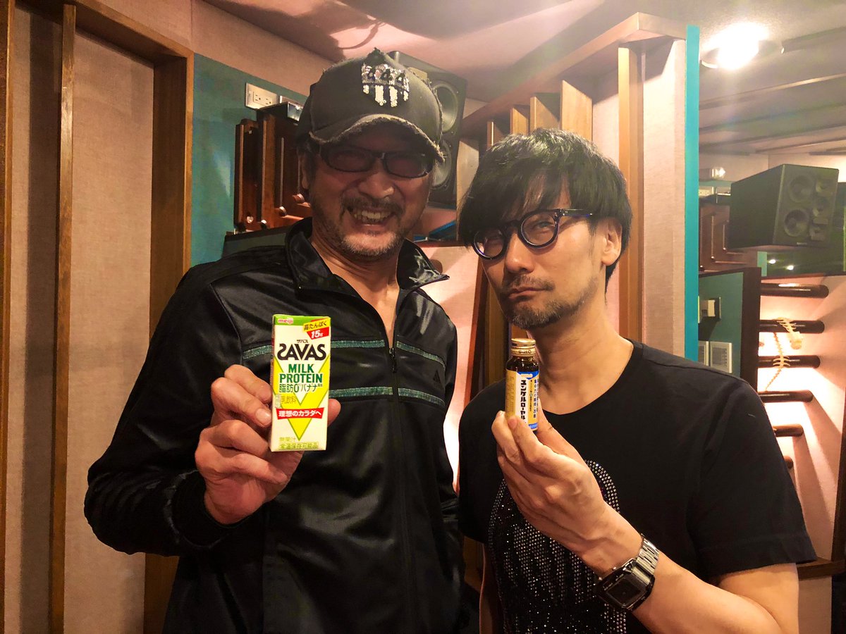 Ayako Touchy 本日の大塚明夫さんと小島監督 Akio Otsuka And Hideo Kojima Today
