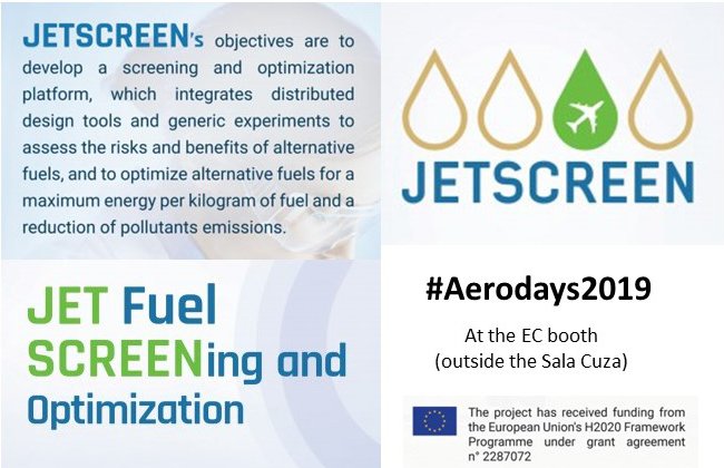 JETSCREEN_EU's tweet image. 2nd day of #Aerodays2019 in Bucharest! #JETSCREEN invites you to the 🇪🇺booth where we are present with an interactive presentation for you to find out more about the JETSCREEN screening &amp;amp; optimization platform for #alternative #aviationfuels! ✈️⛽️ jetscreen-h2020.eu