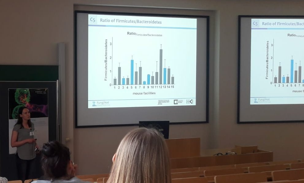 hki_mi's tweet photo. Yesterday our two #PhD students Sarah and Wibke presented their projects in Würzburg during a #FungiNet meeting. https://t.co/VIYzLfnj4c