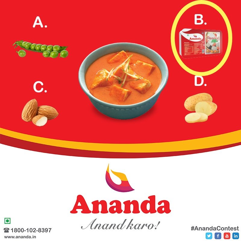 Som_TheBongGuy's tweet photo. @AnandaDairy @PritiNivoriya B. โก๏ธAnanda Paneer
#Ananda #AnandaContest
#AnandaDairy
@AnandaDairy
Join @nandinidey20
@sengodan4
@SANJAYRAJAK79
@ShainaArora1
@NishantJain_88
@Vandana45086528
@ajaysahoo1981
@The_Amruta06
@JuiDutta08
@DivzArjun
@KNayak70055145
@chilled_Sup
@Vandana45086528
@MollaNew https://t.co/NoFeSi9Es3