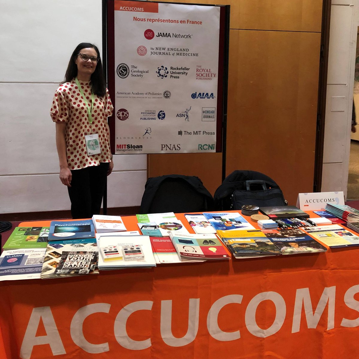 KGLAccucoms's tweet photo. #Jabes2019 We are at the Montpellier Corum, in France. Come by to learn more about the publishers we represent in France! https://t.co/On2PWjopDy