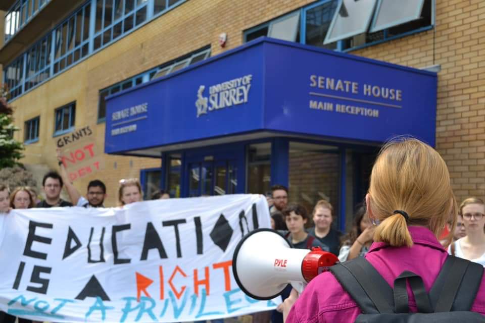 StagRadioSurrey's tweet photo. Tune in at 9am to hear our interview with the @OccupyGSA movement. Hear what brought them to such drastic action at 9am and throughout the day.

https://t.co/4UetHkgWVS https://t.co/lBz0LWp9bG
