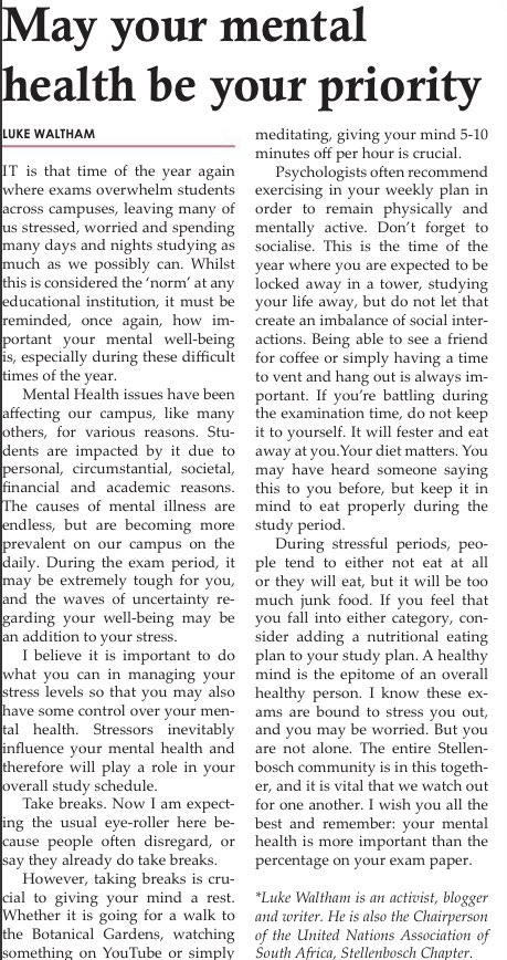 lukewaltham's tweet photo. Tips for stress and prioritising your mental health during exam time ⭐️ https://t.co/zQL40hOnhb