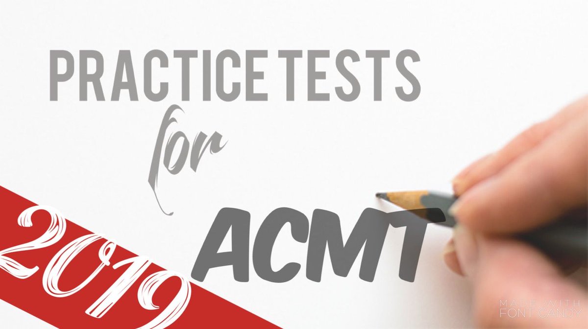 Mac_masters's tweet photo. The 2019 ACMT exam is here, and we've done a major update to our Practice Tests. https://t.co/Srm9FmUpds https://t.co/TdNLaoGUO7
