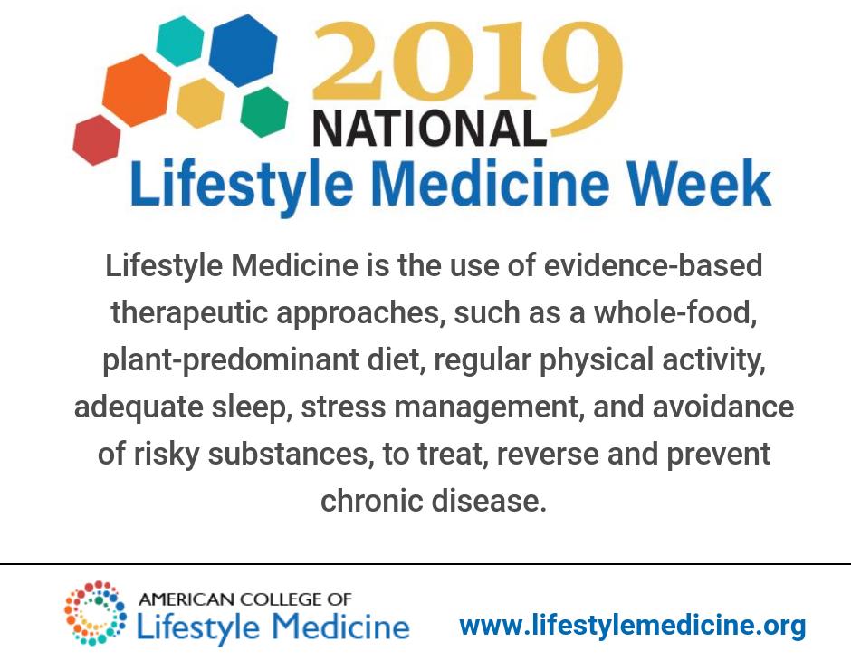 Did you know that May 28 - June 2 is #LifestyleMedicine Week, a national celebration of the fastest growing field of medicine?

We support this effort wholeheartedly & will share some interesting facts this week to support our friends at @ACLifeMed.

#HighLightingHealth #LMWeek