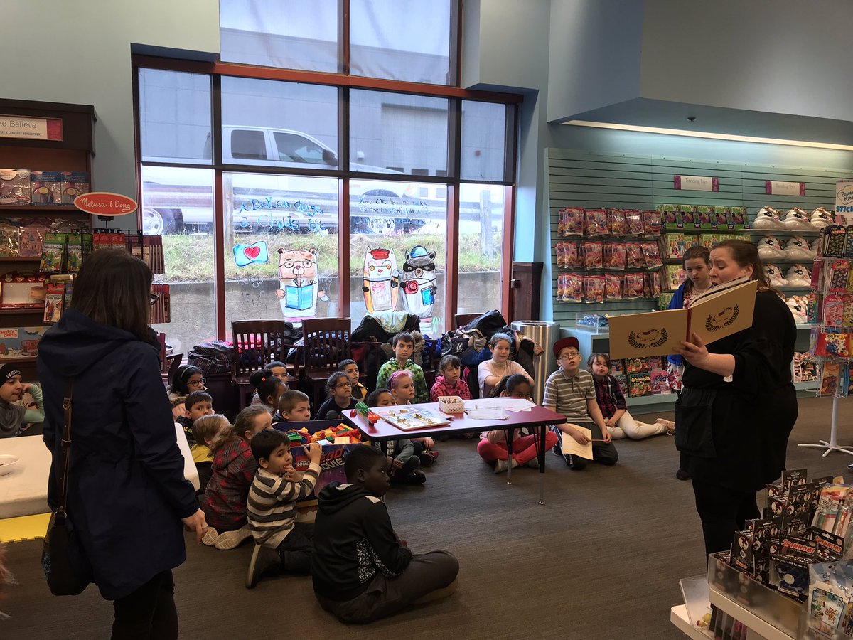 Such an exciting day! Listening to a story before the shopping adventure begins. A special thanks to Charlene and Chapters on Kennmount Rd. for your love of reading and sharing it with us! ❤️ <a href="/standrewselem/">St. Andrews School</a> <a href="/chaptersindigo/">Indigo</a> <a href="/NLESDCA/">NLESD</a> <a href="/Jessica_W_NLESD/">Ms. J. Williams</a> #loveofreading