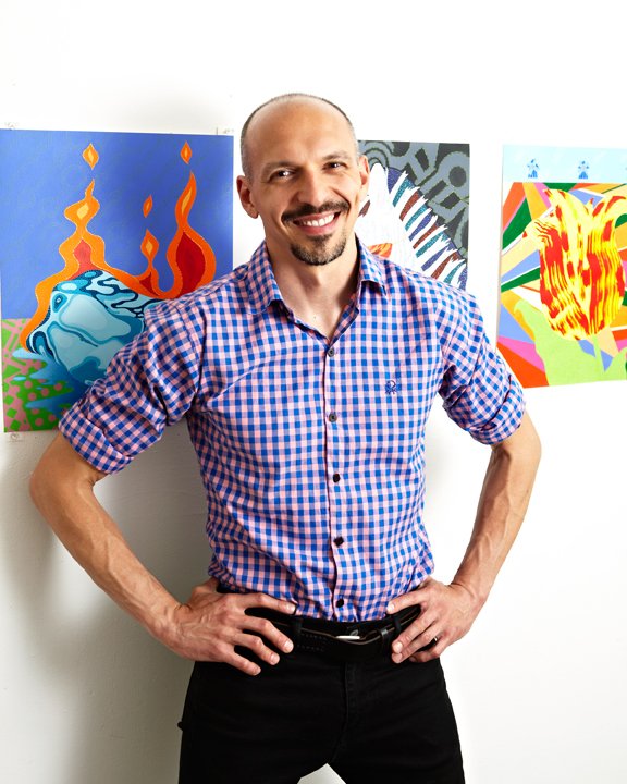 KingsbraeArts's tweet photo. Eric Hibit: “Abundance and fertility are a metaphor for the creative process itself, where ideas flourish and come to life. I see color vividly and express that perception in my work, creating new color relationships that are both beautiful and intense.“ #artistinresidence https://t.co/qwnyN74Fcw