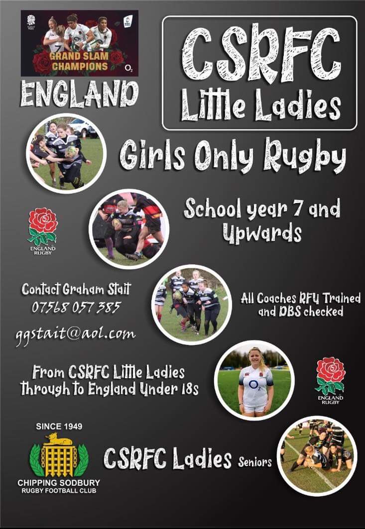 GRFUrugby's tweet image. Another #shoutout for #LittleLadies - this one is from @CSRFCtweets #chipppingsodbury