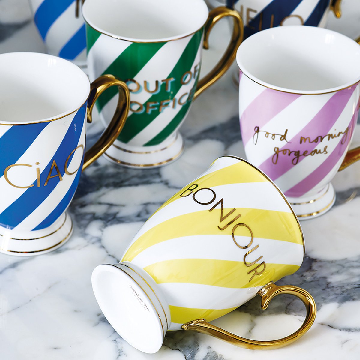 Coffee break with a lot of style thanks to our stripy mugs. bit.ly/2WNyyaS