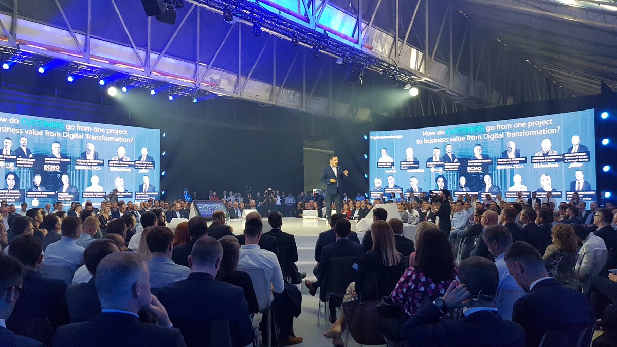 JoannaFrack's tweet photo. Microsoft Innovation Summit 2019 platformą wymiany doświadczeń i inspiracji liderów biznesu #CyfrowaOdwaga https://t.co/9HmmDj6r5N