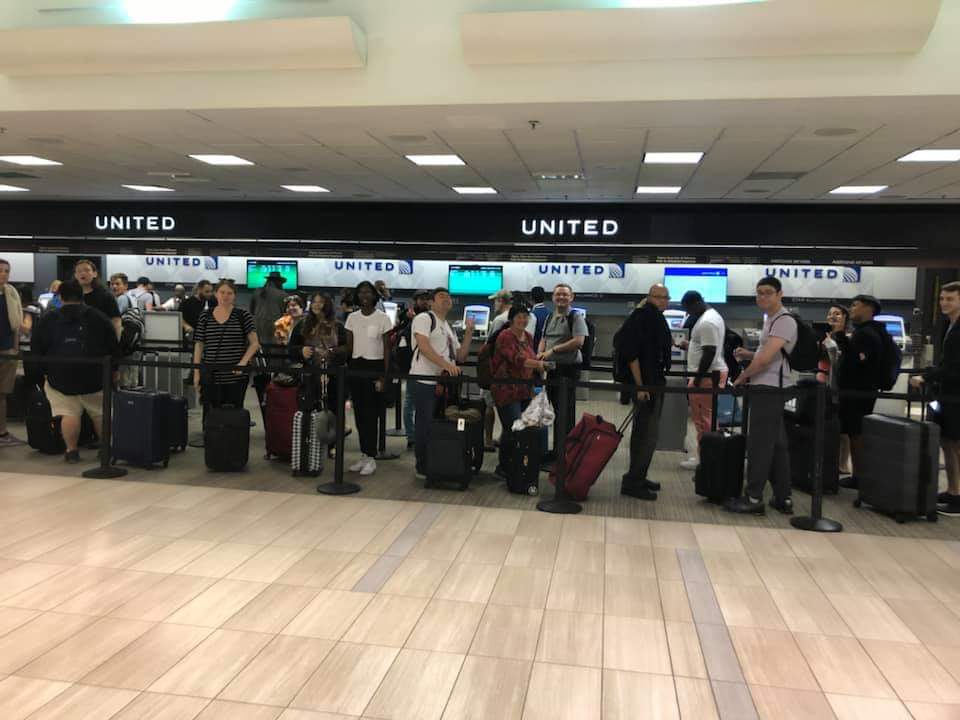 SPCStudyAbroad's tweet photo. Say hello to the students who decided to leave the classroom in favor of a  trip to #Tokyo, #Japan! We're lucky enough to be able to cover this trip on @SPCStudyAbroad, and will be sharing highlights over the next few days. https://t.co/GgnWOuu6LU