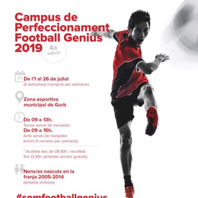 Bon ritme d’inscripcions. No et quedis sense la teva plaça #somfootballgenius