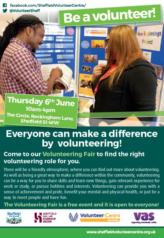 Sheffield Volunteer Centre tweet media