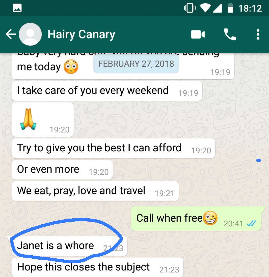 LilUprising's tweet photo. Bengaluru Group CEO why do your fetishes include sleeping with your brand manager who you claimed is a wh**e AND had severe body odour??  For janet - upward social mobility but sleeping with female employees???? That's illegal. https://t.co/UkZpXxE3Jw
