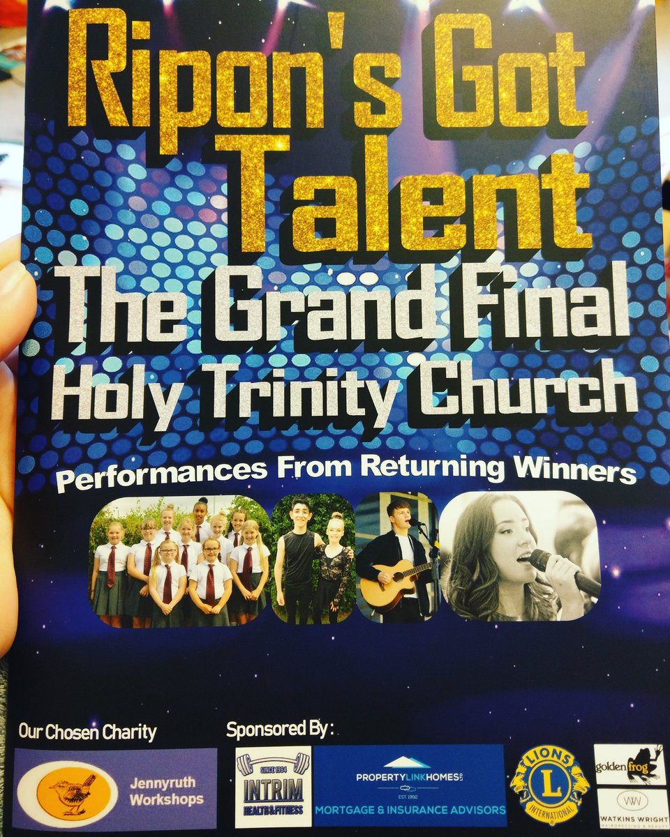 RiponsGotTalent's tweet photo. 3 DAYS TO GO!

Our souvenir programmes have just arrived. They will be available to buy for £3 each!

Saw the contestants yesterday and it's great to hear how they're all preparing and how excited they all are.

Tickets are still available if you haven't purchased yours already! https://t.co/BFT5WMahB6