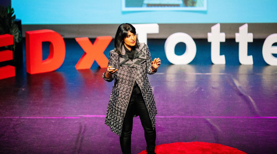TEDxTottenham's tweet photo. “Dynamic governance is about horizontal decision making, where everybody is heard and involved in the process...” Torange Khonsari; @publicworks_uk #TEDxTottenham2019. Torange’s talk on Civic Commons is available to watch - link in bio 📸 credits: @franxisaugusto &amp; @mosesmoloipro https://t.co/JZ0kunF8qA