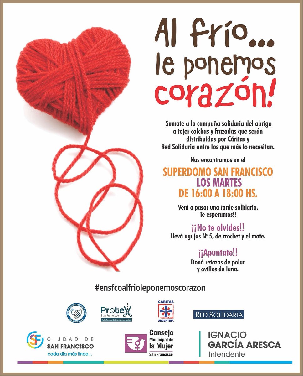 IndioAmarillo's tweet photo. Buen dia chicas... Las esperamos esta tarde 👇 y #AlFrioLePonemosCorazon ❤ https://t.co/3cpWGbfopO