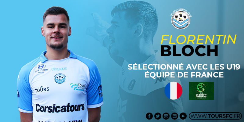 ToursFC's tweet photo. 🇫🇷 Florentin Bloch sélectionné avec l'@equipedefrance pour participer à l'Euro U19 en Arménie ! Bravo @florentinbl 👏
🔗 https://t.co/1tT6bm1LRI
#ToursFC #Incontoursnable https://t.co/NP74fzFMtq