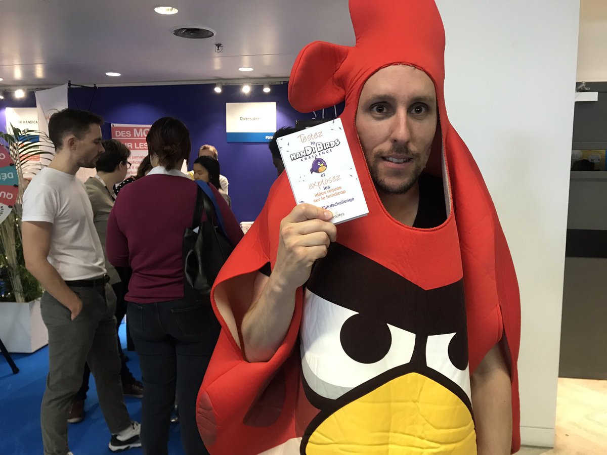 InclusivDay's tweet image. Testez le #handibirdschallenge de @Diversidees sur le stand P248 ! #SalonHandicap