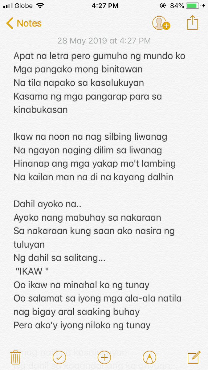 Poems About Life Tagalog
