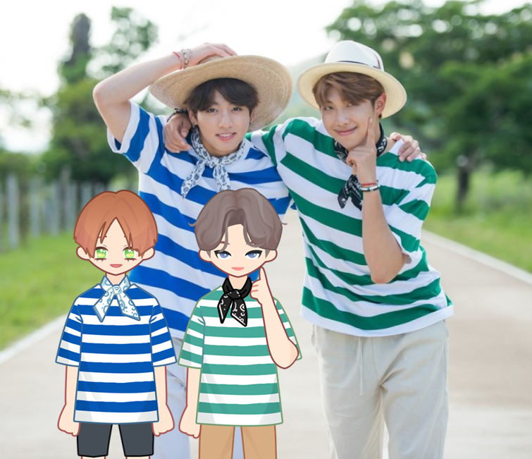 myidol_gg's tweet photo. Jungkook and RM twin look👕💕💕
.
.
.
Play Myidol>>
GooglePlay : https://t.co/SkVEQbYsc1
KakaoGame : https://t.co/aZqzLR1H5C
.
.
.
.
.
#MYIDOL #myidol #마이아이돌 #KPOP #kpop #BTS #방탄소년단 #RM #랩몬스터 #Jin #진 #Suga #슈가 #JHope #제이홉 #Jimin #지민 #V #뷔 #Jungkook #정국 https://t.co/ZGAkGQBhJr