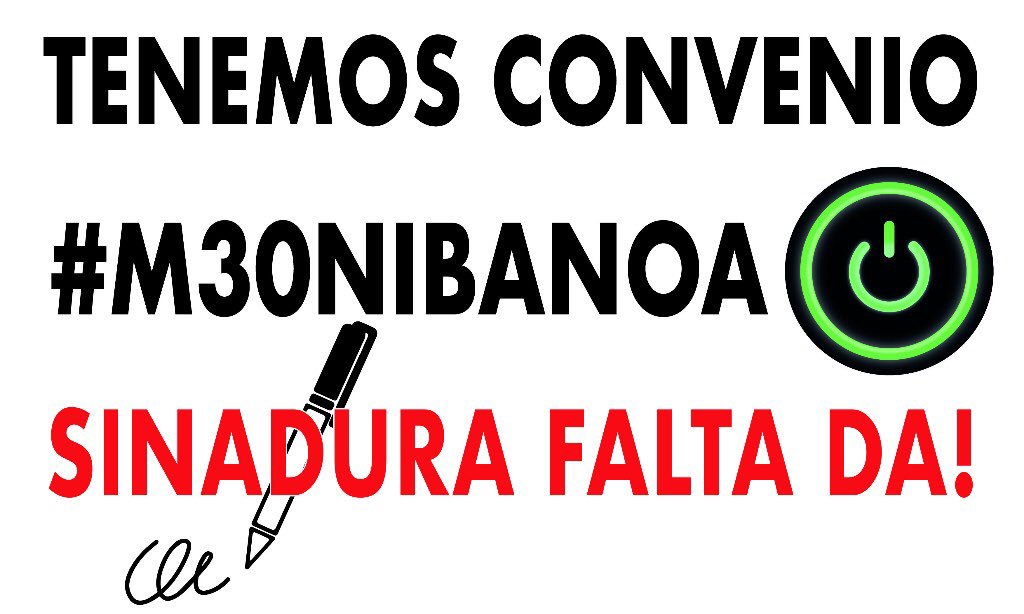 Si trabajas en el sector de oficinas y despachos de Bizkaia, sabrás que la renovación del convenio está parado.
Si quieres mejoras, no nos queda otra vía que la lucha.
cnt-sindikatua.org/index.php/es/t…
