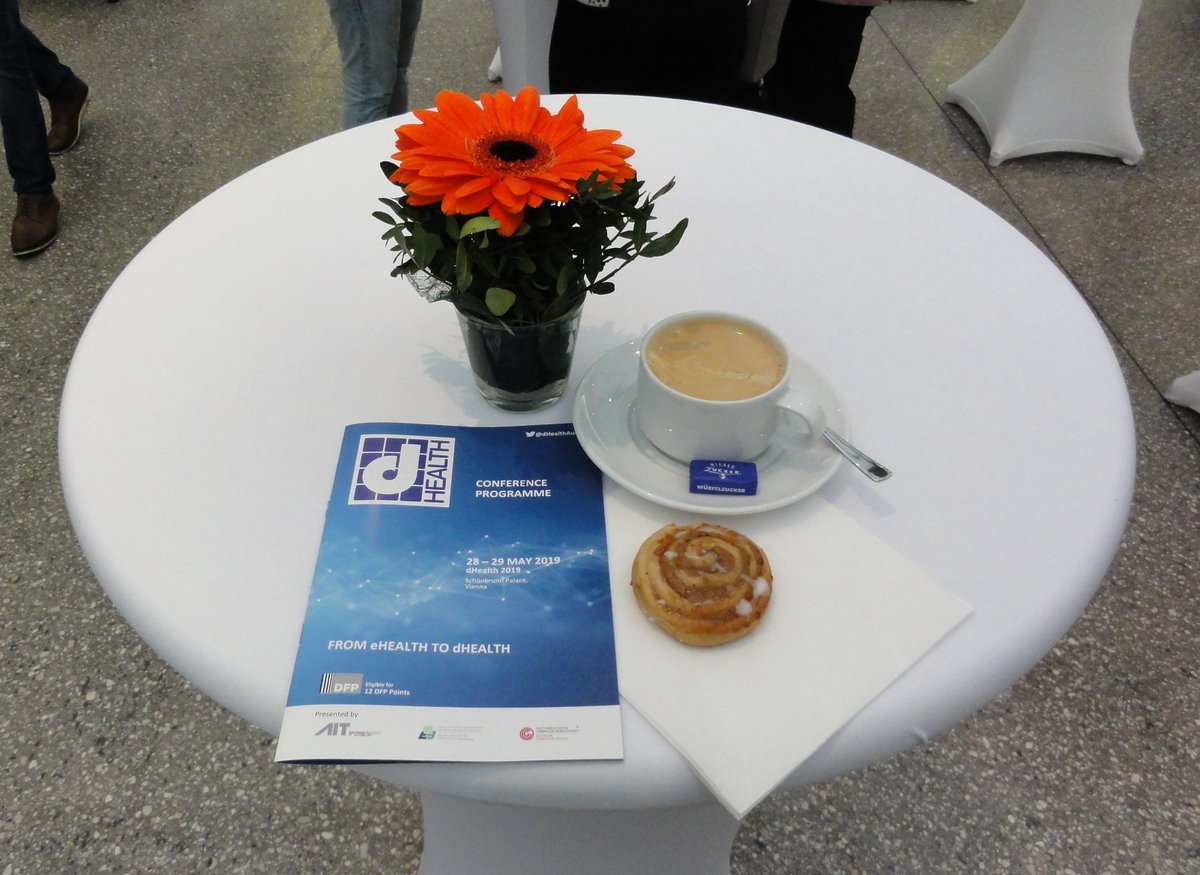 dHealthAustria's tweet photo. Enjoying the break, we look forward to the opening session as well as to the first keynote by @ThomasFuchsAI: "Clinical-grade Artificial Intelligence: Hype or Hope for Cancer Care"
#dHealth19 #dHealthVienna #dHealthAustria #dHealth #HealthcareAustria #docs4docs #AI #pathology https://t.co/7AHWuHOUcQ