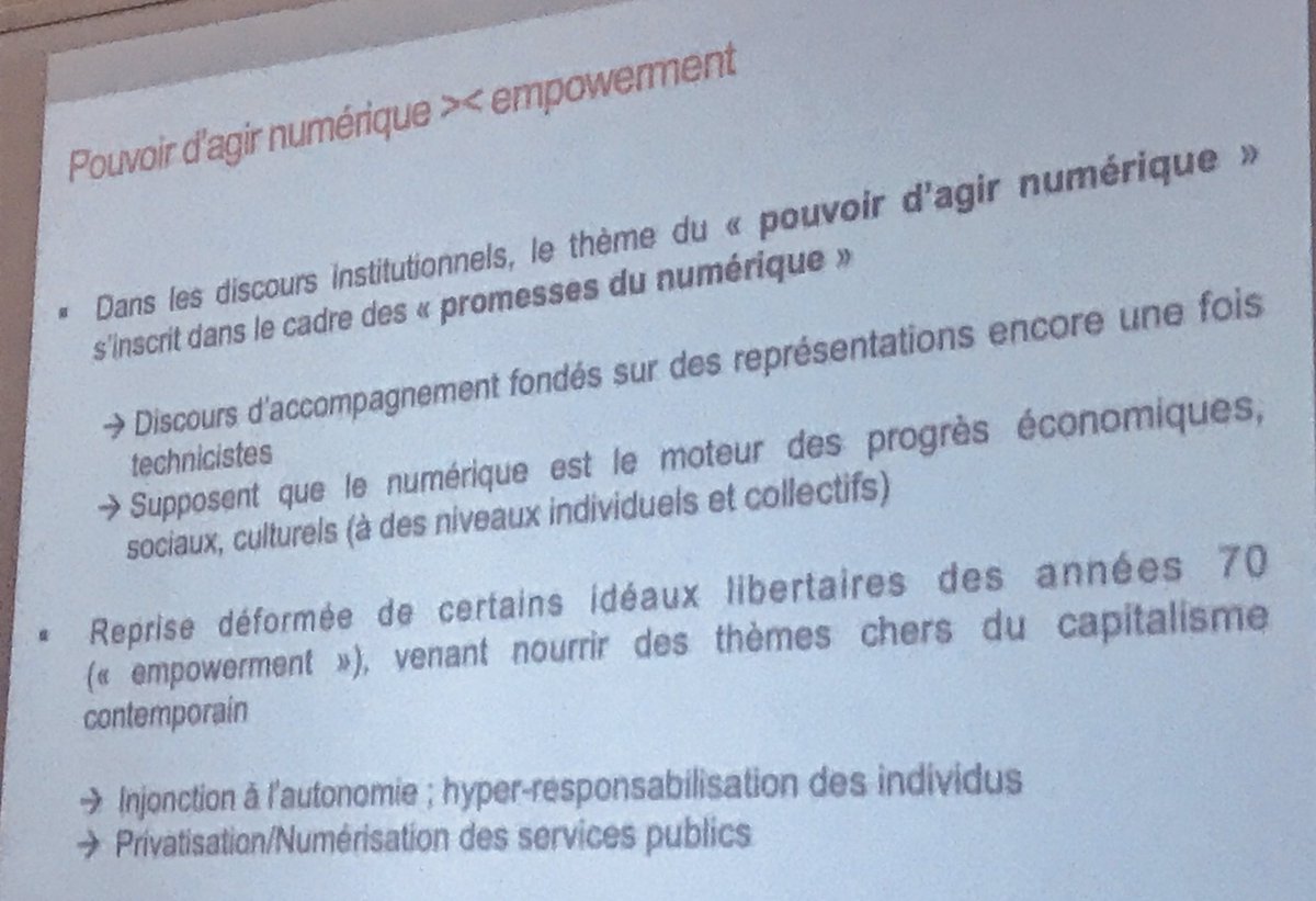 MasterTEF_R2's tweet photo. Empowerment Pouvoir d’agir numérique #NumeriPro2019 https://t.co/EMrkSNeQFN