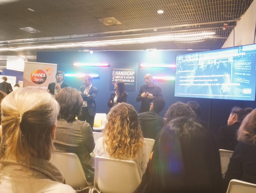Goods_to_Know's tweet photo. 💬 2ème conférence #SalonHandicap : Anne-Laure Delaveaux (@EDFofficiel), Magali Fabre (@CGI_FR) et Tarif Marouani (@apfentreprises)
➡ La #cotraitance dans l'IT ? Un partenariat dans la mise en place du projet client, qui vise la montée en compétences & le partage des activités https://t.co/VyEtGvJhaQ