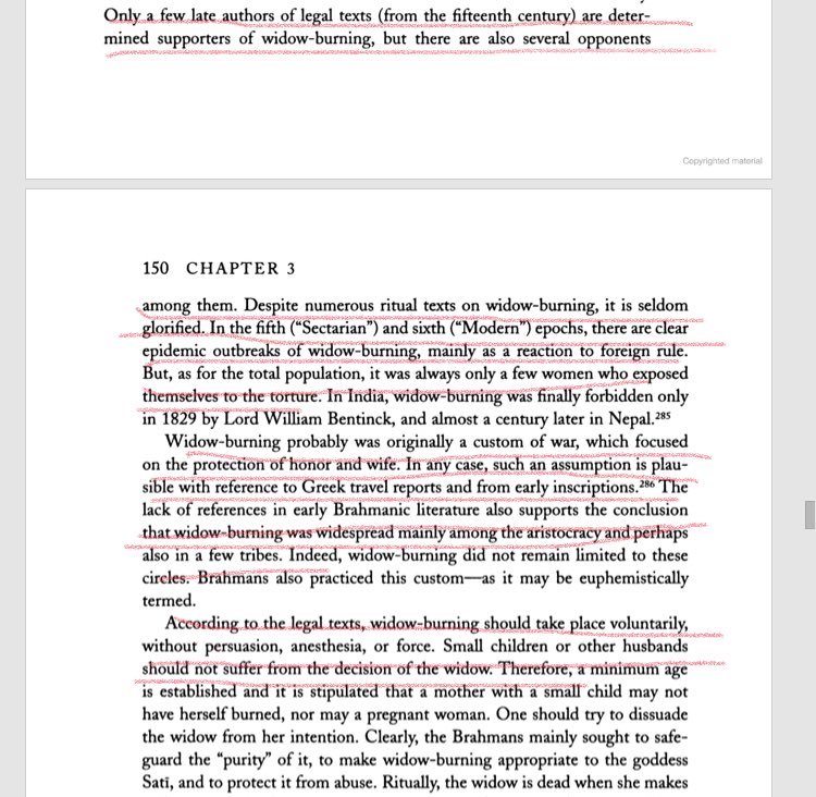 17/n Axel Michaels: “the first inscriptional evidence of the practice is from Nepal in 464 CE, and in India from 510 CE. The early evidence suggests that widow-burning practice was seldom carried out in the general population.” Check snippet.