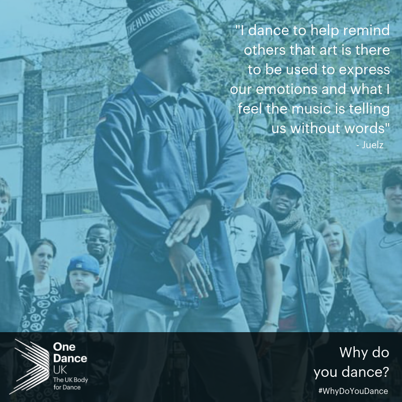 Member of Fiya House, Juelz tells One Dance UK why he chose dance. Why did you choose dance? #WhyDoYouDance #Week21 #FiyaHouse #OneDanceUK