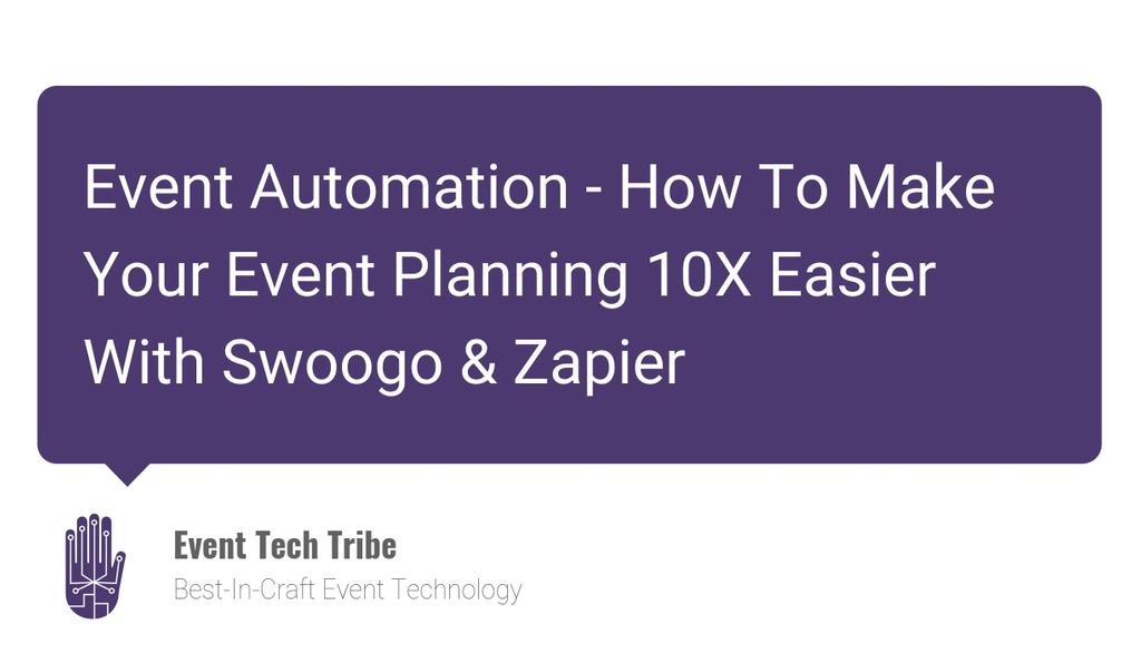 event_tribe's tweet image. All you need is a little bit of #EventAutomation in your life. Here&apos;s an awesome step-by-step guide on how to integrate @Swoogo with any app via @Zapier lttr.ai/C8NH 
(And remember, sharing is caring ❤️)