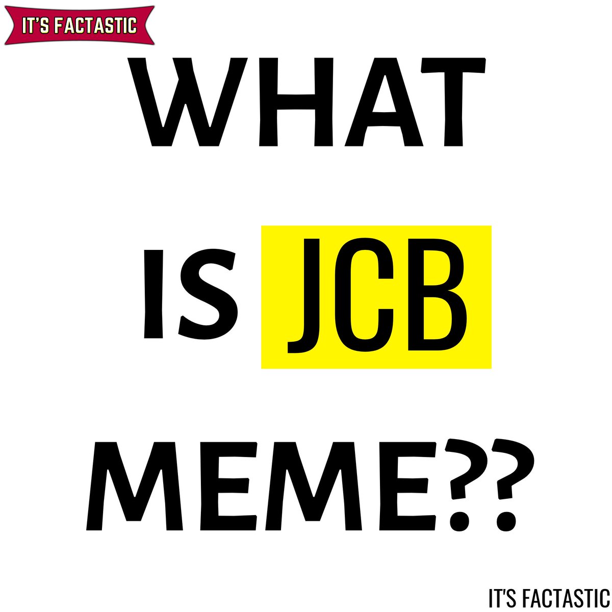 itsfactastic's tweet photo. Tag Ur Friends Who Still don't know about JCB Memes!๐
.
-
#jcbkikhudayi #JCBkikhudai #JCB #jcbmemes #memeexplained #digger #digging #ITSFACTASTIC https://t.co/v2VIoeXv6x