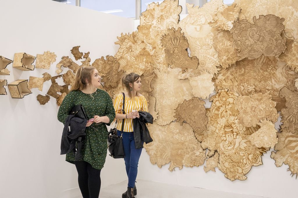 dundeeuni's tweet image. The Degree Show is all over for another year! Thanks to everyone who made it such a special show. Missing the creative vibes already? Don’t fret, our Masters Show isn’t far away – put the date in your diary now!

16 - 25 August 2019

#djcadmastersshow